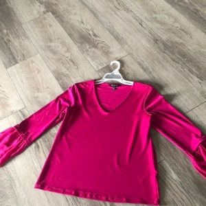 Banana Republic XS X-Small dark pink/ Fuchsia blouse